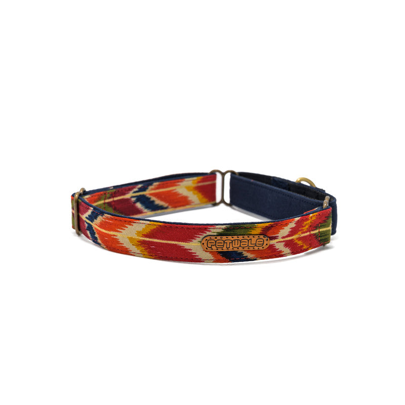 Red Print Martingale Collar